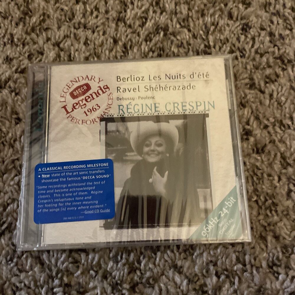 Legend Performances Crespin Ravel Debussy (CD, New, Decca)